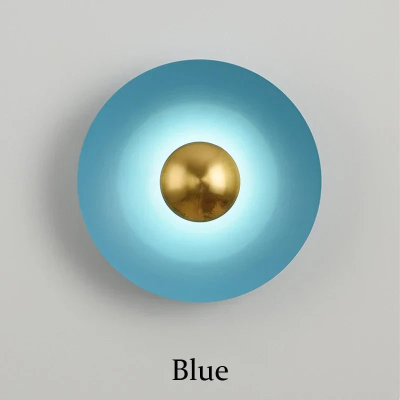 DecorBites™ Golden Macaroon LED Wall Lamp for Bedroom & Living Room