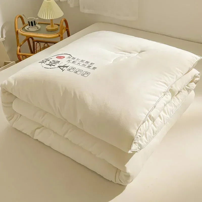 DecorBites™ Cotton Soya Fibre Filling Quilted Comforter Blanket - All Seasons Luxe Bedding