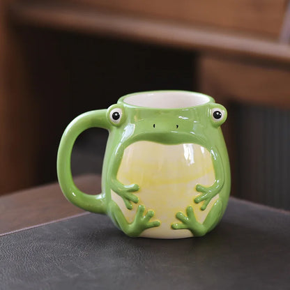 DecorBites™ Cute Cartoon Animal Ceramic Mug Kids Breakfast Cup Christmas Gift