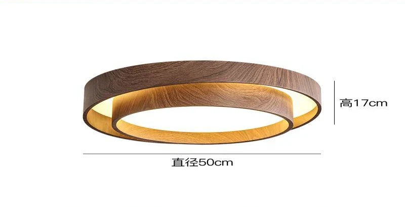 Walnut Ceiling Light