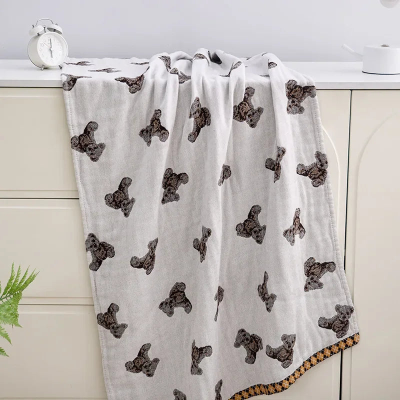 Cotton Cartoon Bath Towel