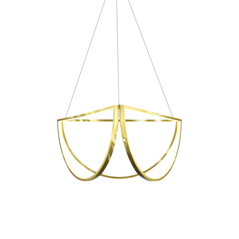 Gold LED Indoor Chandelier