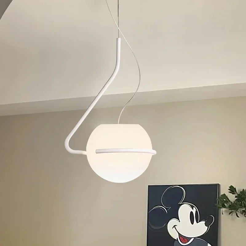 DecorBites™ Glass Globe Pendant Lamp for Bedroom Living Room Kitchen Island