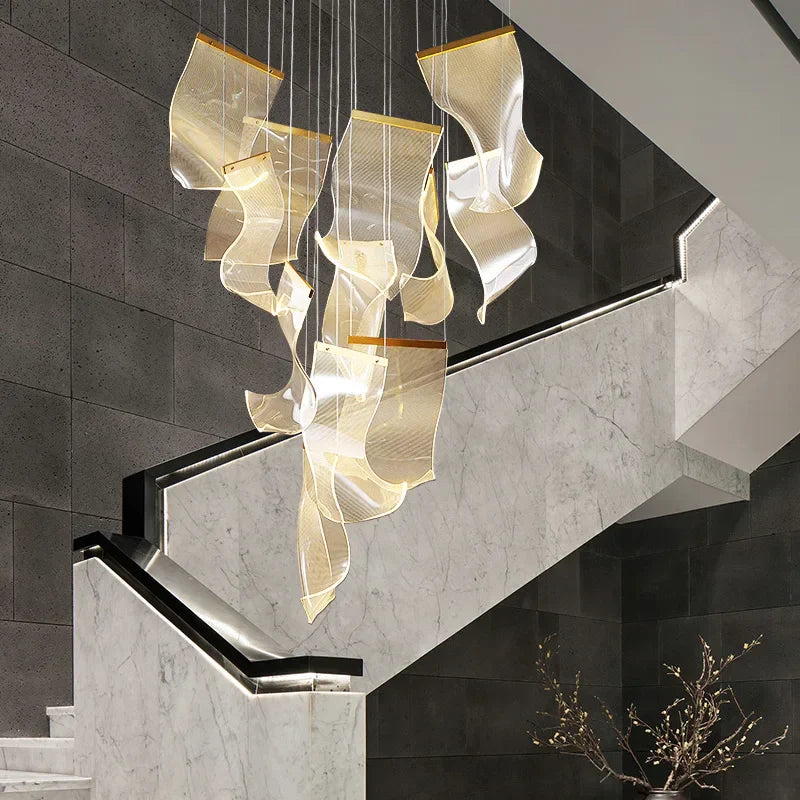 LED Stairs Pendant Lamp