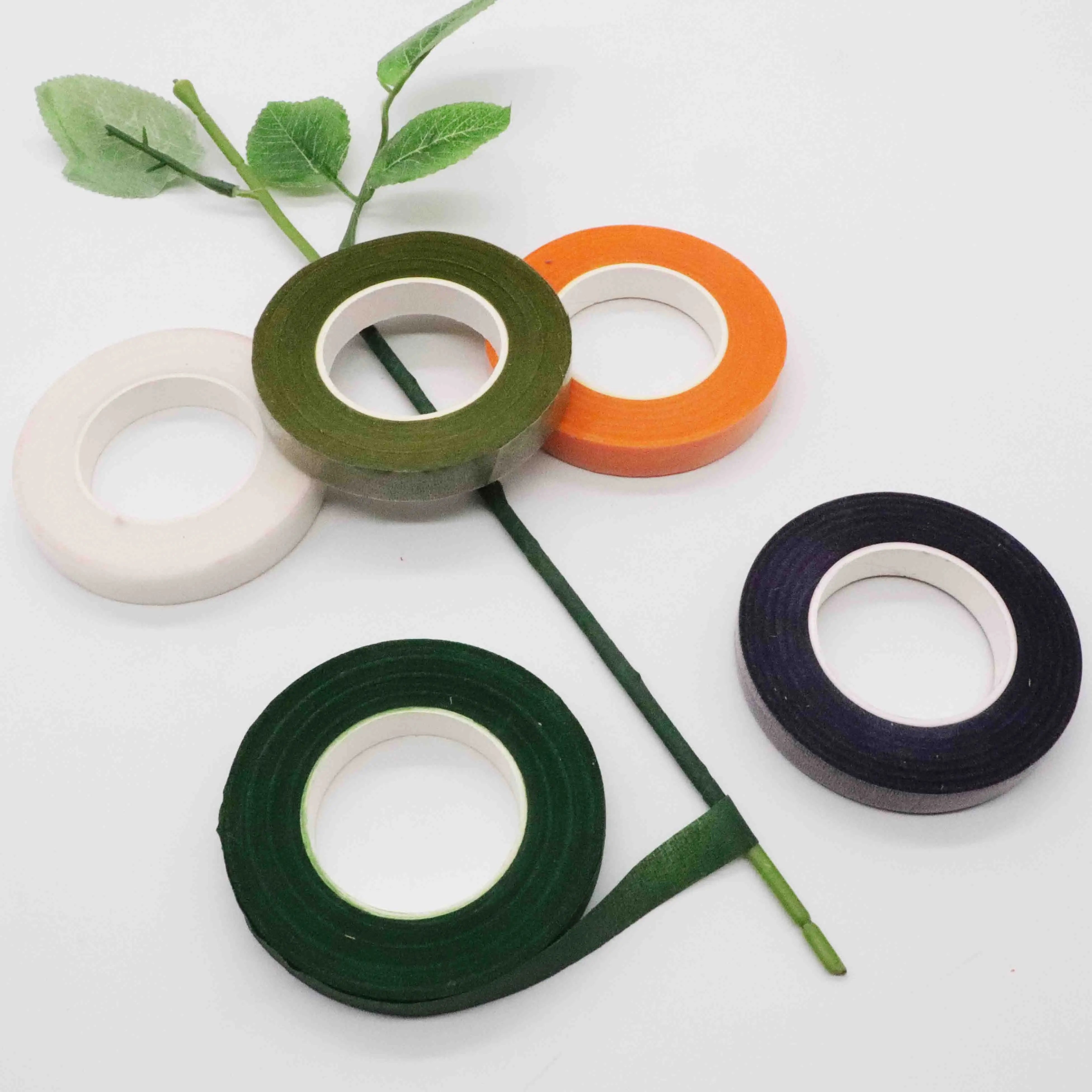Green Floral Wrapping Tape