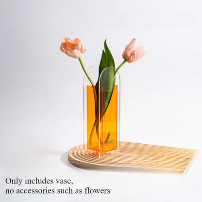 Acrylic Vase Transparent Decoration