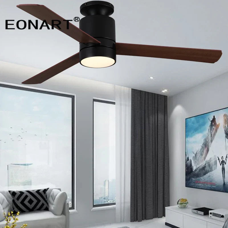 DecorBites™ 40 Inch LED Ceiling Fan with Remote Control - Modern Plywood Blade Design