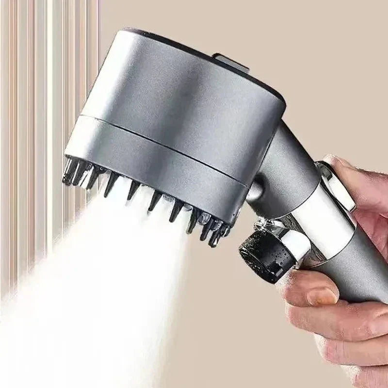 Matte Black Massage Shower
