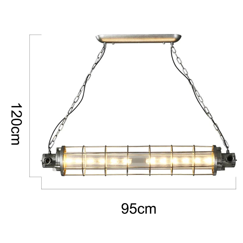 DecorBites™ Industrial Chandelier for Loft Cafe Retro Bar Office Table Lamp Shopping