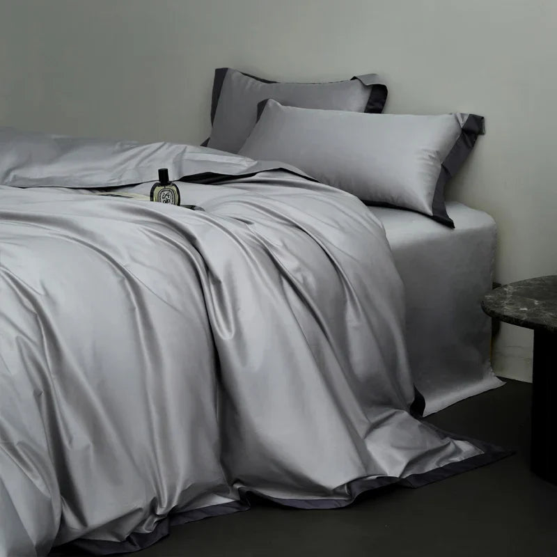 DecorBites™ Egyptian Cotton Hotel Style Bedding Set 1000TC Queen King Duvet Cover Sheet Pillowcases
