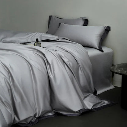 DecorBites™ Egyptian Cotton Hotel Style Bedding Set 1000TC Queen King Duvet Cover Sheet Pillowcases