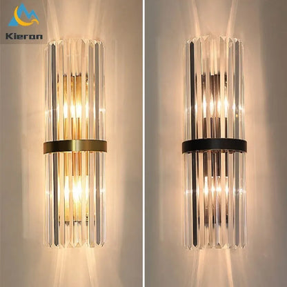 DecorBites™ Crystal LED Wall Lights: Modern 40CM Bedroom Living Room Lamp