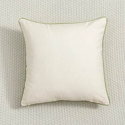 DecorBites™ Daisy Floral Embroidery Cushion Cover, Soft Cozy for Living Room Sofa