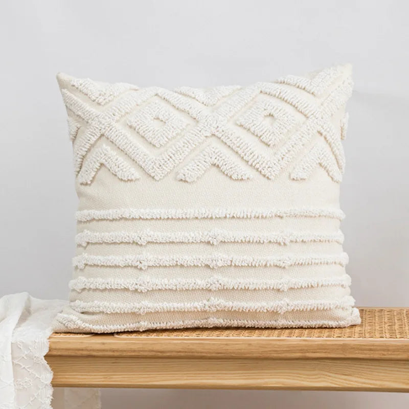 Cotton Tassel Sofa Pillowcase