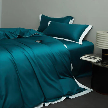 DecorBites™ Egyptian Cotton Hotel Style Bedding Set 1000TC Queen King Duvet Cover Sheet Pillowcases