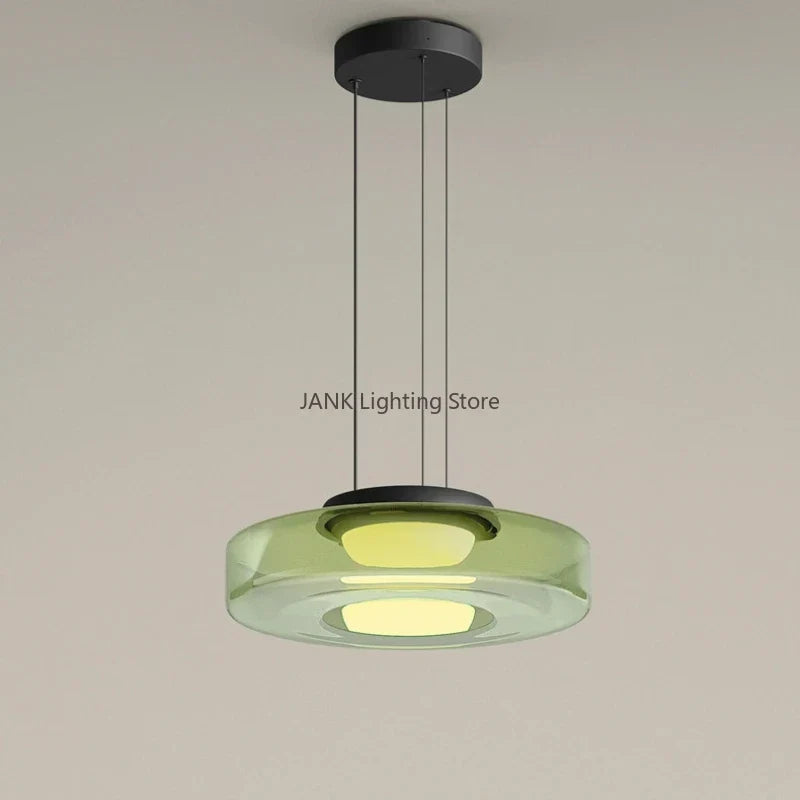 DecorBites™ Glass Chandelier LED Pendant Lights Modern Home Decor