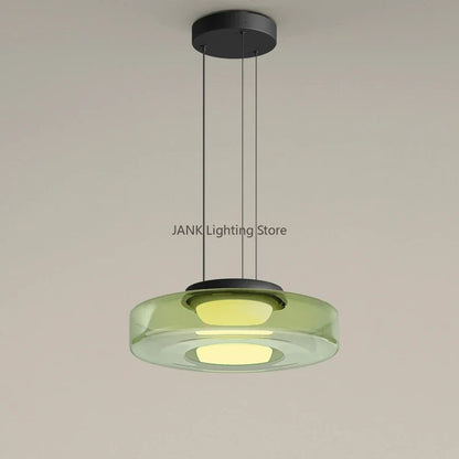 DecorBites™ Glass Chandelier LED Pendant Lights Modern Home Decor