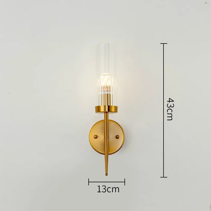DecorBites™ Gold Metal Glass LED Pendant Lights Chain Hanging Lamp