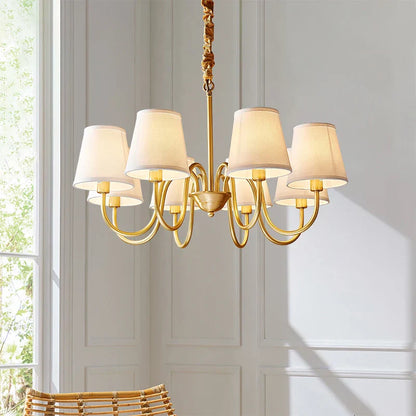 DecorBites™ Copper American Chandelier: Modern Luxury for Living Room, Bedroom, and Restaurant