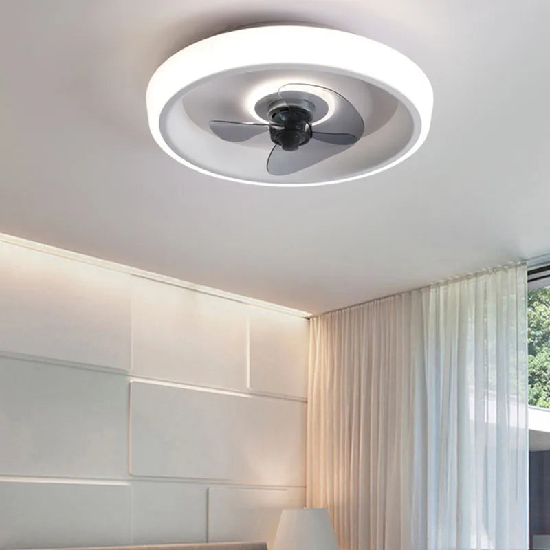 DecorBites™ 50CM Ceiling Fan Light with Invisible Blades, Silent Operation for Bedroom, Living Room