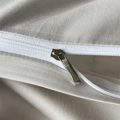 DecorBites™ Jacquard Bedding Set - Lyocell Cotton Bed Linens, Sheet, Pillowcase, Quilt Cover
