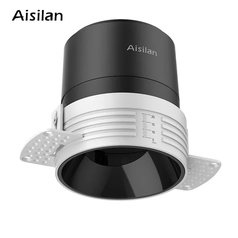 DecorBites™ Frameless LED Downlight 7W for Living Room Bedroom, Anti-glare Spot Light