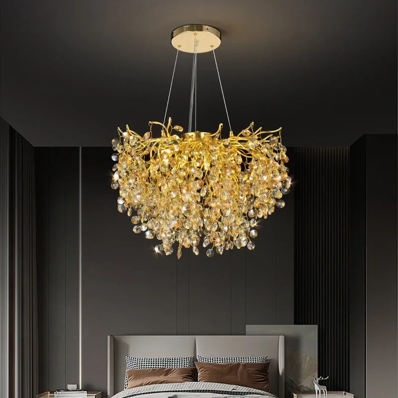 Crystal LED Ceiling Chandelier 120cm Diameter