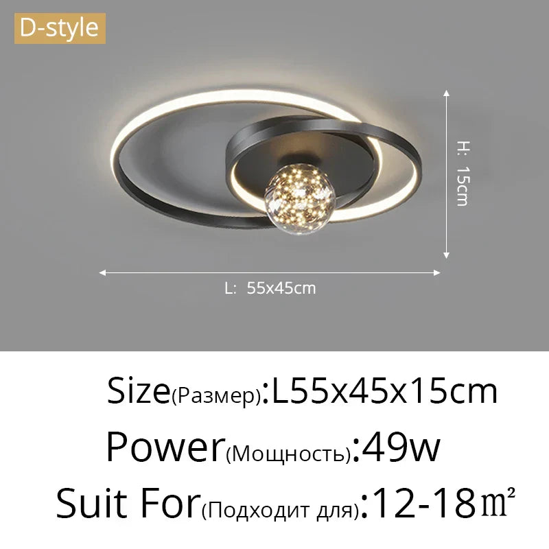 DecorBites™ Gypsophila Chandelier: Modern Ceiling Mounted Light for Home, Living Room, Bedroom