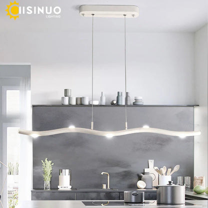 DecorBites™ LED Wave Pendant Light for Office Dining Living Room Decor