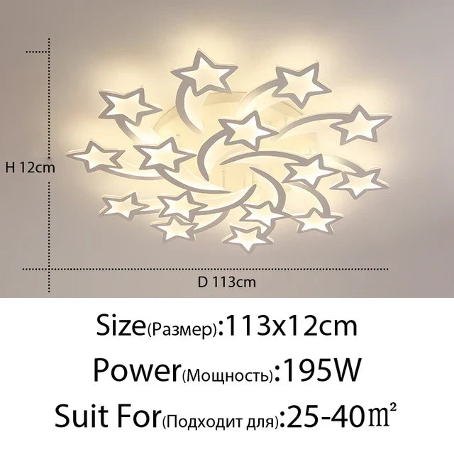 Acrylic Remote Chandelier