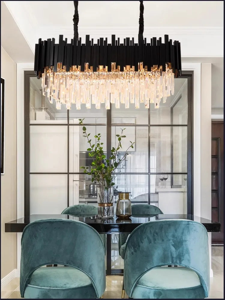 Gold Crystal Ceiling Chandelier 2-Layer Dia150cm