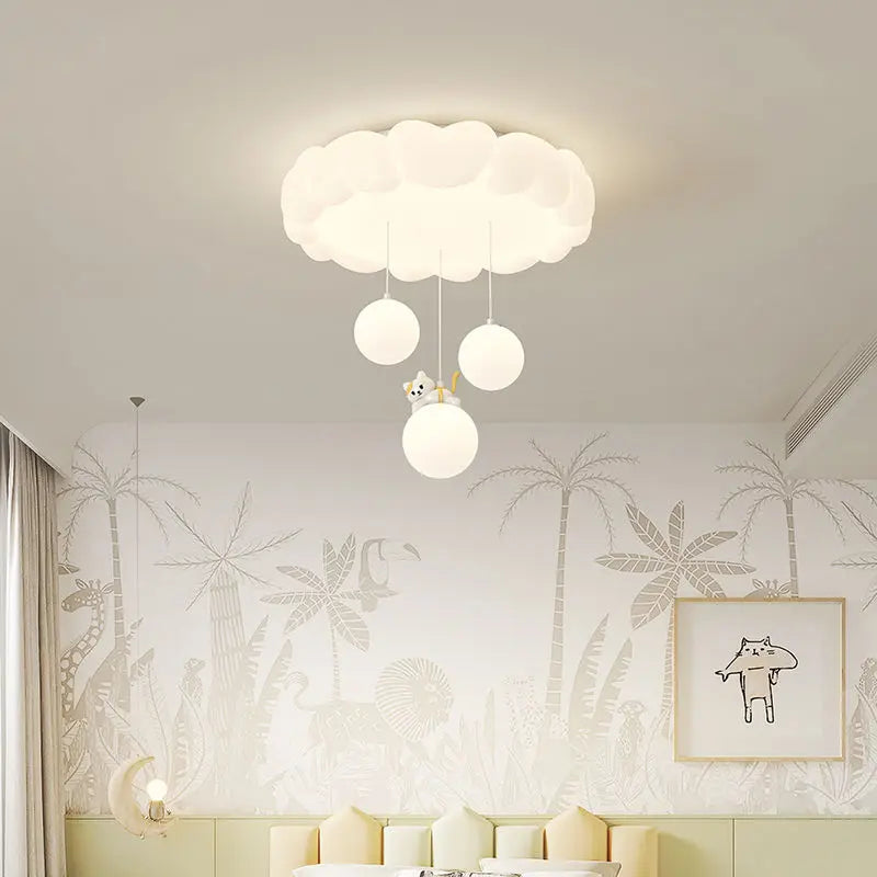 Cream Rabbit Ceiling Light