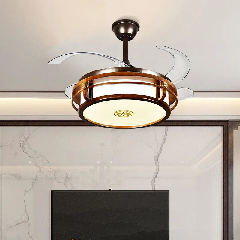DecorBites™ LED Fan Lights with Remote Control, Modern Eco-Friendly Design, Sustainable Metal Body