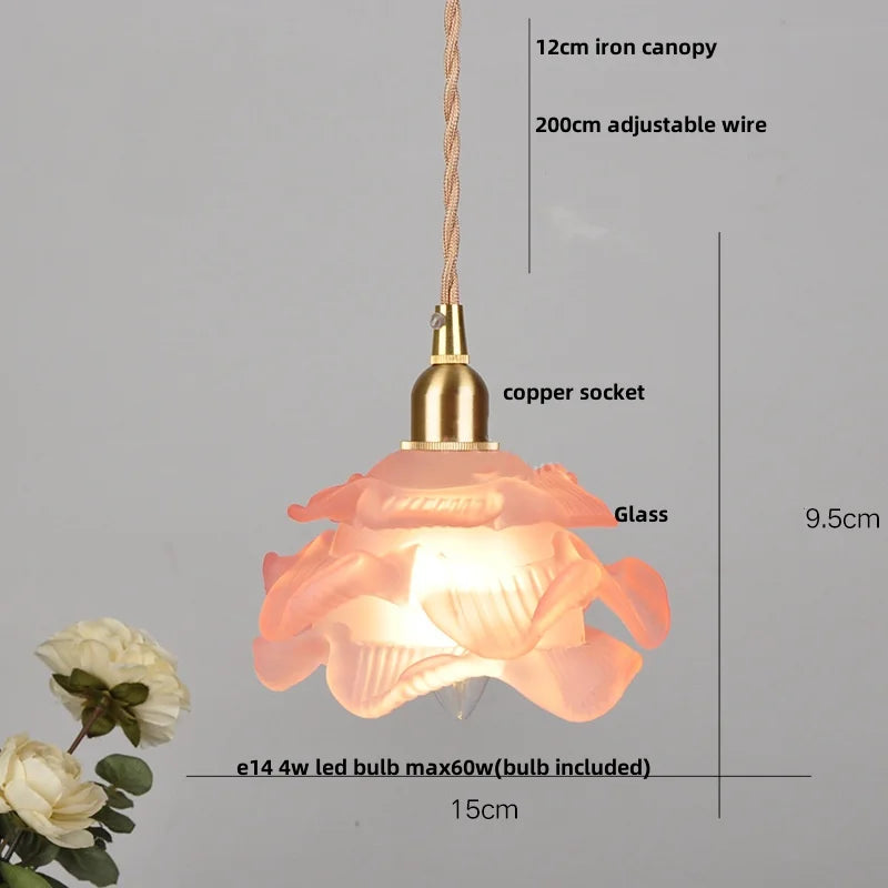 DecorBites™ Glass Knob Switch LED Pendant Light - Nordic Modern Adjustable Hanging Lamp