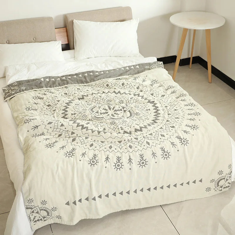 Floral Cotton Bedspread