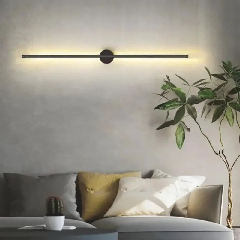 Aluminum LED Wall Sconce 100cm Foyer Design