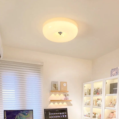DecorBites™ French Cream Ceiling Lamp for Bedroom Children's Room Balcony, Simple Creative Decorative Lighting