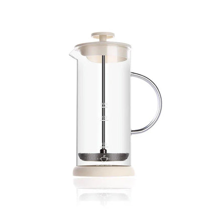 DecorBites™ Glass Espresso Coffee Maker Milk Hand Foam Mixer Blender
