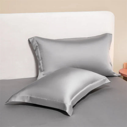 DecorBites™ Egyptian Cotton Pillowcase Set - Solid Color Pillow Shams Covers
