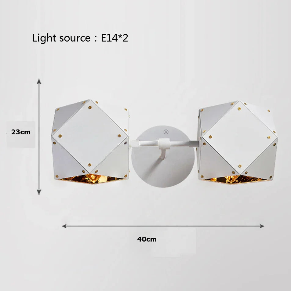 DecorBites™ Cube LED Pendant Light: Art Deco Hanging Lamp for All-Match Style