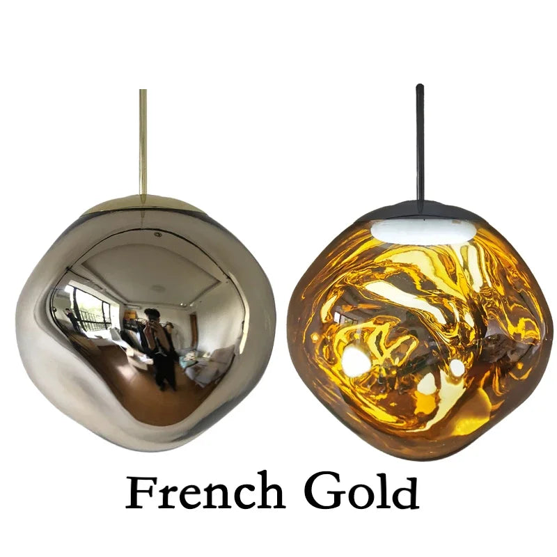 Glass Lava LED Pendant Light