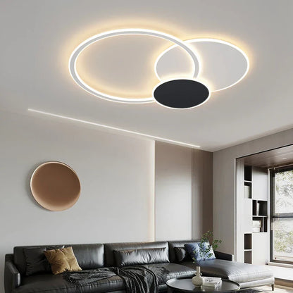 DecorBites™ LED White Ceiling Chandelier with Remote Control