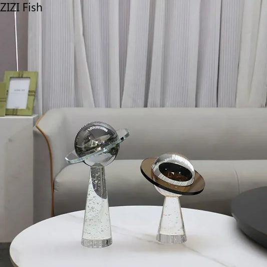 DecorBites™ Geometric Crystal Star Desk Sculpture - Room Aesthetic Decor