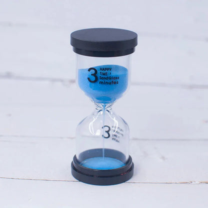 DecorBites™ Kids 30-Minute Hourglass Sand Timer for Homework, Cleaning Teeth, 7 Colors