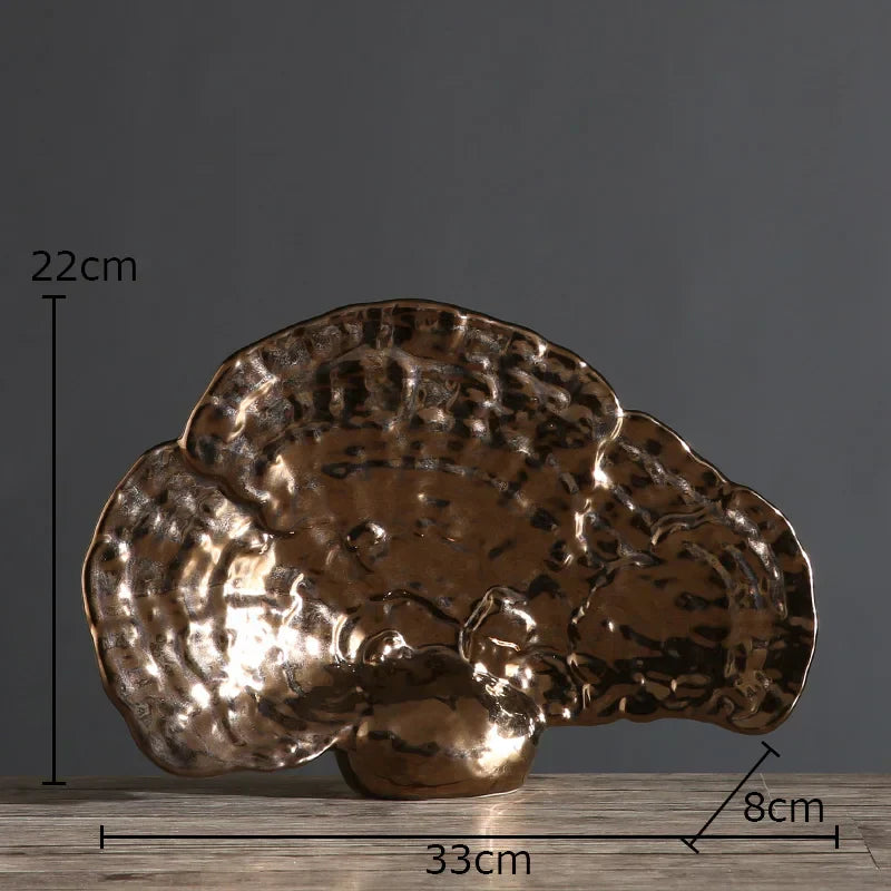 DecorBites™ Ganoderma Lucidum Sculpture Desk Ornament, Modern Room Decor & Crafts