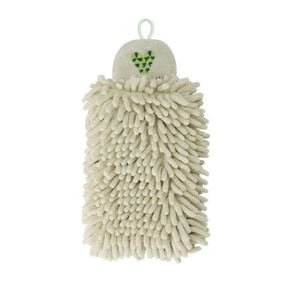DecorBites™ Embroidered Microfiber Hand Towel: Soft, Quick Dry, Portable for Kitchen, Bathroom, Travel