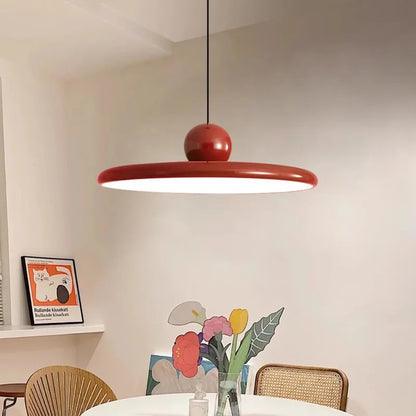 DecorBites™ Cream Wind Saucer LED Pendant Light for Interior Illumination