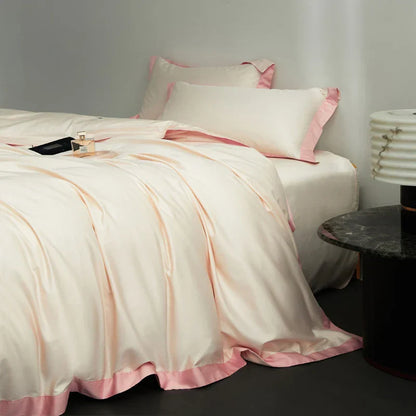 DecorBites™ Egyptian Cotton Hotel Style Bedding Set 1000TC Queen King Duvet Cover Sheet Pillowcases