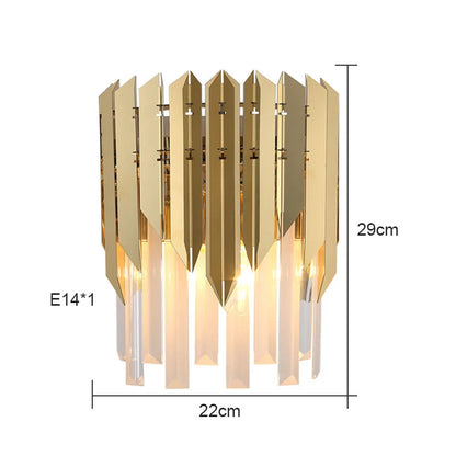DecorBites™ Crystal Wall Lamp: Wireless Charging Light for Bedroom, Aisle, Staircase