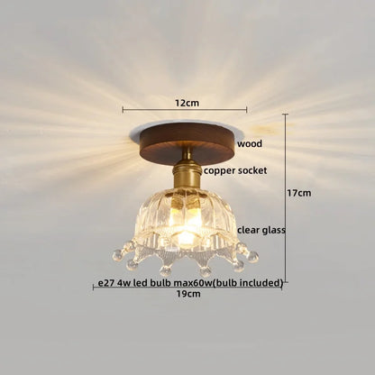 DecorBites™ LED Ceiling Light Modern Style Indoor Lighting Aluminum Glass Nordic Lamp